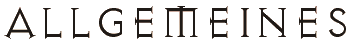 Allgemeines