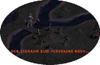 Der Eingang zum Festering Nest